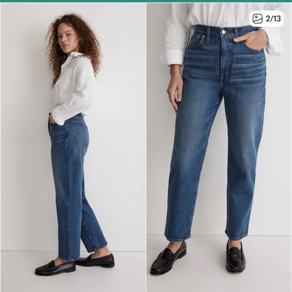 Madewell Jeans The Perfect Vintage Straight Jean High Rise Sz 27 - Picture 1 of 6